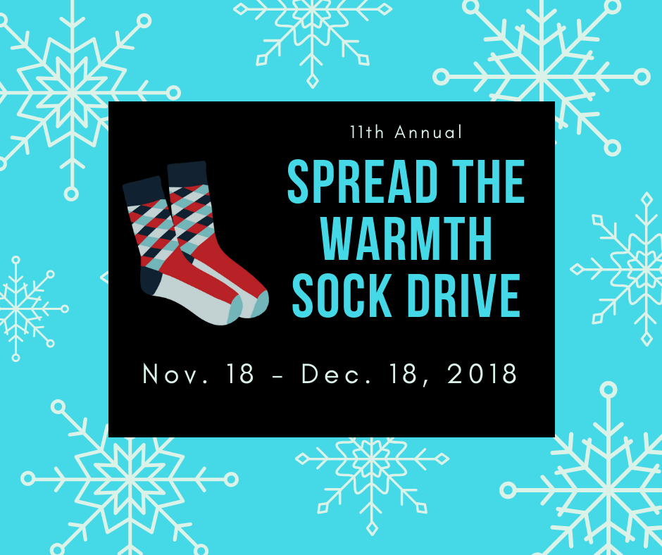 Annual Spread the Warmth Sock Drive
